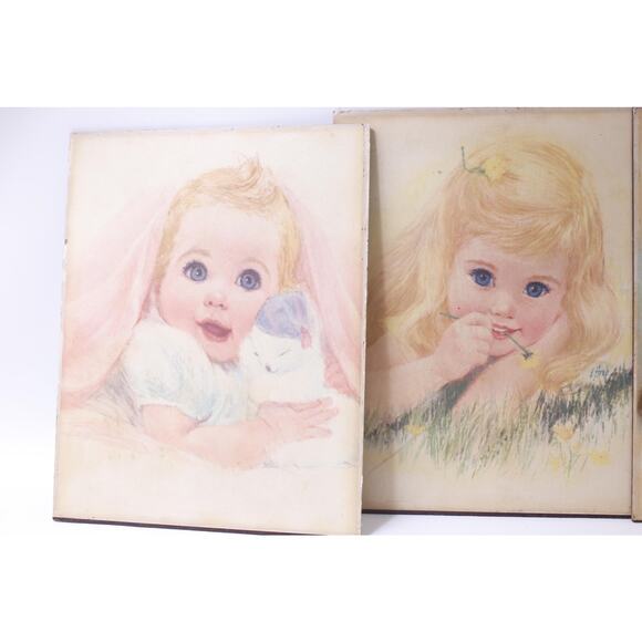 Francis Hook, Northern Tissue, Girls Ad Prints, Wooden Plaques,~ 241111-DIM E-2 - Picture 2 of 6